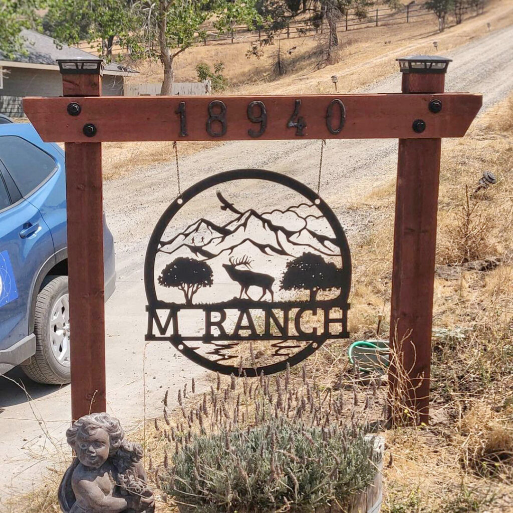 M Ranch Sign